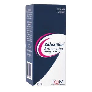 ZIDOXTIFEN 200MG SUSP.15ML ICOM (PD)(RF) AZITROMICINA