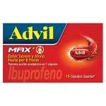 Advil Max 16 (Ibuprofeno) Capsulas Ibuprofen