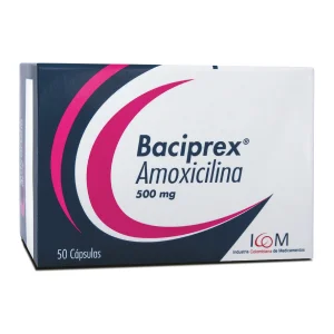 BACIPREX 500 MG 50 CAP.ICOM (PD) (RF) AMOXICILINA
