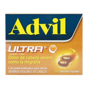 Advil Ultra (Ibupro-Cafei) 10 Capsulas
