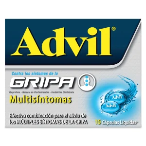 Advil Gripa (Ibu-Fenil-Clorf) 10 Capsulas Ibuprofeno