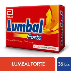 LUMBAL FORTE 36 (NAPROXENO+CAFEINA) TABLETAS NAPROXENO SODICO-CAFEINA