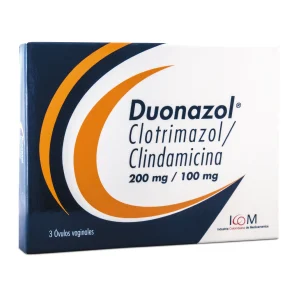 DUONAZOL 3 OVULOS VAGINALES ICOM CLOTRIMAZOL-CLINDAMICINA