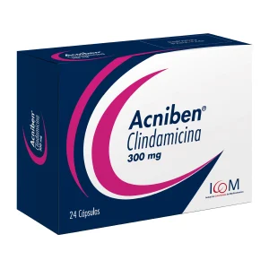 ACNIBEN 300 MG 24 CAPSULAS ICOM CLINDAMICINA