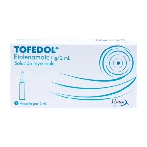 TOFEDOL ETOFENAMATO 1 GR 2ML AMP HP ETOFENAMATO