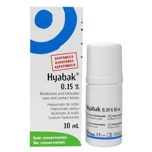 Hyabak Frasco 10 ML Soluciones para Lentes