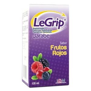 LEGRIP JARABE FRUTOS ROJOS 120 ML ACETAMINOFEN-FENILEFRINA-CETIRIZINA