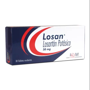 LOSAN 50 MG 30 TABLETAS MQ LOSARTAN