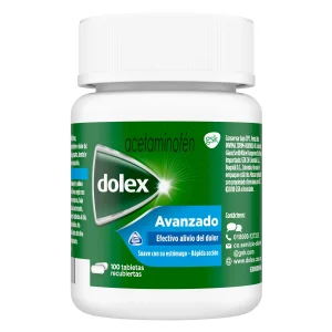 Dolex Avanzado 500 Mg (Acetaminofen) 100 Tabletas