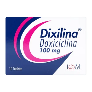 DIXILINA 100 MG 10 TABLETAS ICOM DOXICICLINA