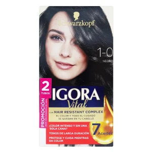 Igora Vital Kit 1-0 Prom.2Tub Negro Tintes