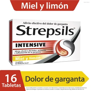 STREPSILS INTENSIVE 8.75MG 16 TBS FLURBIPROFENO