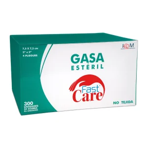 GASA NO TEJ.FAST CARE 7.5X7.5 6 UDS 5OSB