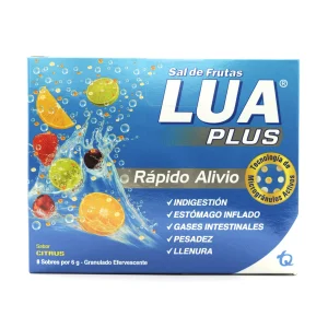 Tienda 21 SAL DE FRUTAS LUA PLUS 8 SBS BICARBONATO DE SODIO-SIMETICONA