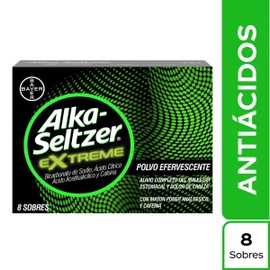 Alka Seltzer Extreme 8 Sobres Bicarbonato de Sodio