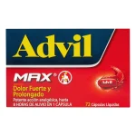 Advil Max 72 Capsulas Ibuprofen