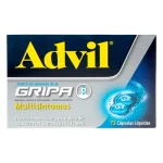 Advil Gripa (Ibu-Clor-Fenile) 72 Capsulas