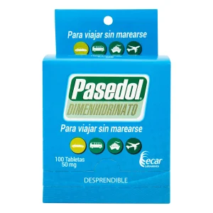 PASEDOL 50 MG 100 TABLETAS DIMENHIDRINATO