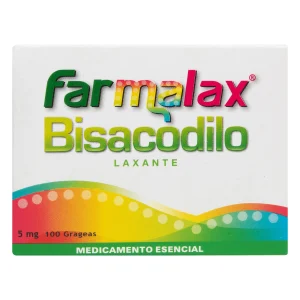 FARMALAX 5 MG 100 CAPSULAS BISACODILO