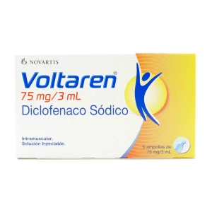 VOLTAREN 75 MG 5 AMPOLLAS (T) DICLOFENACO SODICO