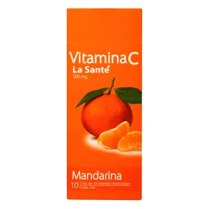 VITAMINA C 500 MG MANDARINA 100 TBS LS VITAMINA C