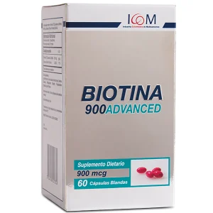 BIOTINA ADVANCED 900 MG 60 CAPSULAS IC