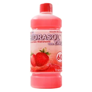 HIDRASOL 60 ZINC FRESA 500ML S.ORAL ICOM SODIO-POTACIO-CALCIO-MAGNESIO.