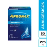 Apronax Liquid Gel 275 MG 50 Capsulas Naproxeno