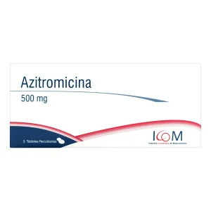 AZITROMICINA 500 MG 3 TABLETA IC (T) MQ