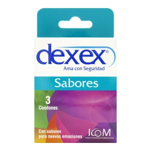 DEXEX SABORES 3 UDS ICOM (T) PRESERVATIVOS