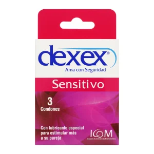 DEXEX SENSITIVO 3 UDS ICOM (T) PRESERVATIVOS