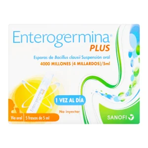 ENTEROGERMINA PLUS 5 AMPOLLAS BEBIBLES BACILOS LACTICOS
