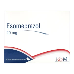 ESOMEPRAZOL 20 MG 30 CAPSULAS ICOM