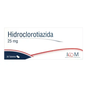 HIDROCLOROTIAZIDA 25 MG 30 TBS ICOM (RF)
