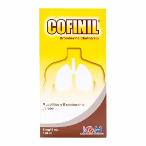 COFINIL 8 MG ADUL JBE 120ML ICOM(PD)(RF) BROMHEXINA