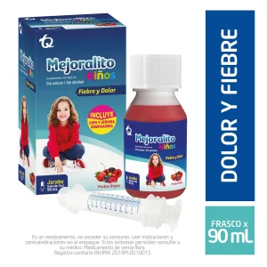 MEJORALITO JARABE 160MG/5ML 90ML ACETAMINOFEN