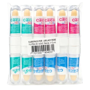 MANTECA DE CACAO ICOM LABIAL SABORES 12 MANTECA DE CACAO