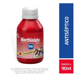 MERTHIOLATE ROJO TECNOQUIMICAS 90 ML TIMEROSAL