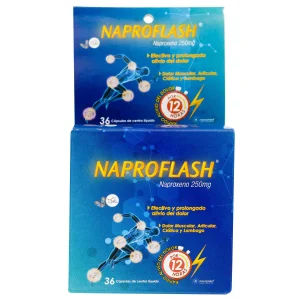 NAPROFLASH 36 CAPSULAS NAPROXENO