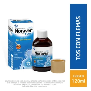 NORAVER TOS MIEL ADULTO JARABE 120 ML BROMHEXINA