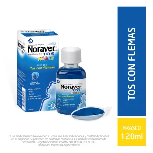 NORAVER TOS NINOS CHIC.AZUL JARABE 120ML BROMHEXINA