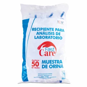 FRASCO DE ORINA FAST CARE 50 UDS ICOM