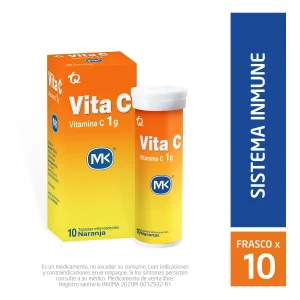 VITAMINA VITA C MK 1G. NARANJA EFE.10TAB VITAMINA C