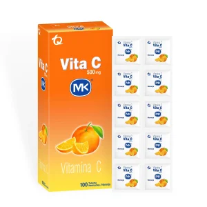 VITAMINA VITA C NARANJA MAST 100 TBS MK VITAMINA C