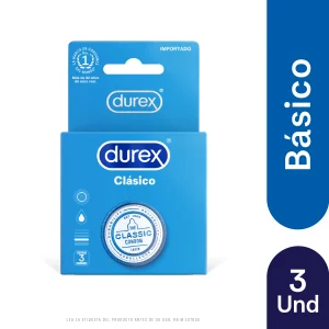 Tienda 12 Preservat.Durex Clasico 3 Uds