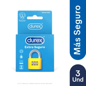 Preservativos Durex Extra Seguro 3 Uds