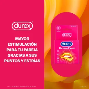 Preservativo Durex Máximo Placer 3 Uds