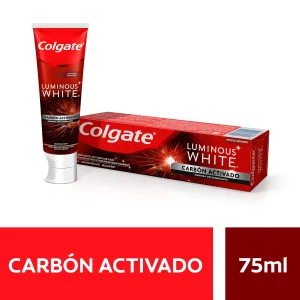 Cre. Colgate Lumin. White Carbon Acti.75ML Cremas