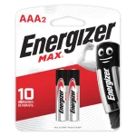 Pila Energizer Max Alkalina AAA 2 Uds Pilas