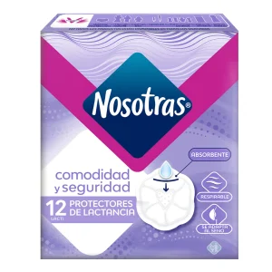 Protectores de Lactancia Nosotras Respirables Gel 12 Uds Protectores